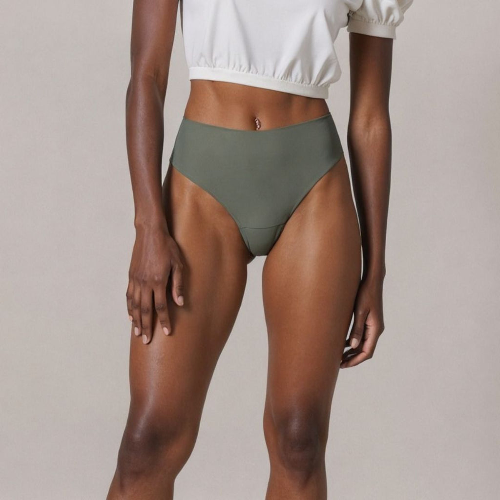 Seamless Camel Toe Thong