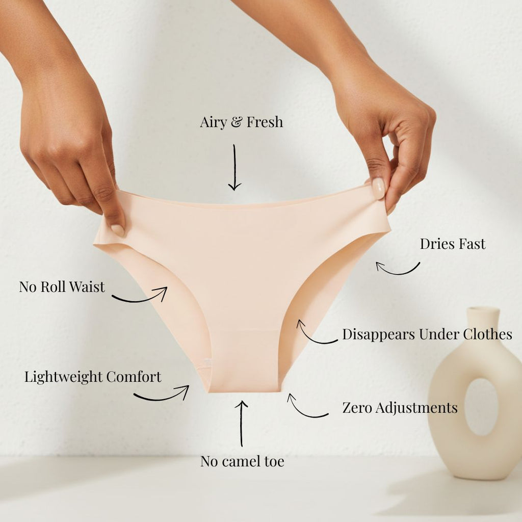 Seamless Camel Toe Thong