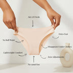 Seamless Camel Toe Thong